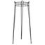 30" Black Steel Tall Indoor/Outdoor Plant Stand