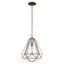 Contemporary Bronze Geometric Mini Pendant Light