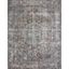 Gray Rectangular 9' x 12' Stain-Resistant Synthetic Area Rug