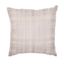 Ivory and Lilac Hand-Woven Cotton Blend Throw Pillow