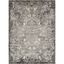 Gray Abstract Botanical 9' x 12' Outdoor Synthetic Area Rug