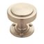 Brushed Satin Nickel Round Industrial Cabinet Knob