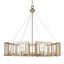 Marco 35.5" Gold and Bronze 8-Light Chandelier