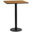 Contemporary 30'' Square Bar Height Table with Laminate Top