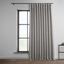 Clay Extra Wide Blackout Faux Linen Window Curtain