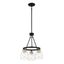 Winsley 3-Light Chandelier with Clear Seeded Glass Shades