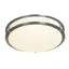 14" Brushed Nickel LED Energy Star Drum Flush Mount Light