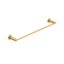 24" Brushed Cool Sunrise Brass Wall Mounted Towel Bar