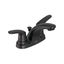 Matte Black 2-Handle Low-Arc Bathroom Faucet