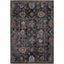 Samra Charcoal and Multicolor Synthetic Runner Rug 2'-7" x 8'-0"