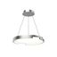 Brushed Nickel 19" LED Pendant Light with Frosted Acrylic Diffuser