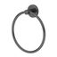 Matte Black Wall Mounted Minimalist Towel Ring