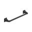 Matte Black Wall Mounted Towel Bar with Crown Molding Design