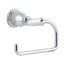 Polished Chrome Elegant Single Post Toilet Paper Holder