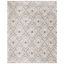 Elysian Light Grey/Blue Synthetic Rectangular Easy-Care Rug