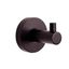 Matte Black Zinc Modern Robe and Towel Hook