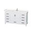 Sheffield 60" White Cultured Marble Single Bathroom Vanity