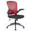 Newton 25" Red Mesh Swivel Office Chair with Adjustable Arms