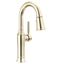 Polished Nickel Single Handle Pull-Out Spray Bar Faucet