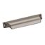 Brushed Nickel 3-3/4 in Cup Pull with Mounting Hardware