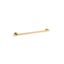 Vibrant Brushed Moderne Brass 24" Towel Bar