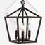 Ojai 10" LED Lantern Pendant in Oil Rubbed Bronze with Adjustable Chain