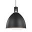 Brynne Matte Black LED Bowl Pendant for Indoor/Outdoor Use