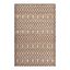 Sophie Transitional Handmade Cotton Area Rug, Brown 60"x36"