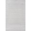 Handmade Andes-Inspired Gray Stripe Wool 3'x5' Area Rug