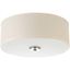 Brushed Nickel 13" LED Flush Mount with Glass Diffuser