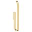 Brushed Gold Vertical Metal Toilet Paper Holder