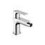 Rebris E Chrome Single-Hole Bidet Faucet with Pop-Up Drain