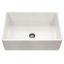 Biscuit Fireclay Single Bowl Farmhouse Kitchen Sink