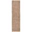 Hand-Spun Coastal Jute Runner Rug in Warm Taupe 2'6"x9'