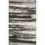 Retro Dark Grey and Light Grey 9' x 12' Shag Area Rug