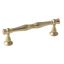 Golden Champagne Brushed Traditional Bar Pull with Mounting Hardware