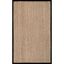 Elijah Black Seagrass 8' x 10' Easy-Care Area Rug