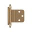 Champagne Bronze 3/8 Inch Inset Cabinet Hinge