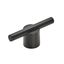 Matte Black Aluminum Modern Cabinet Bar Pull with Mounting Hardware