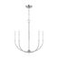 Greenwich 5-Light Brushed Nickel Candle Chandelier