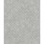 Khauta Sterling Gray Floral Geometric Non-Woven Wallpaper Roll