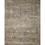 Antique Moss Rectangular 5' x 7' Synthetic Area Rug