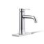 Polished Chrome Single-Handle Bathroom Sink Faucet