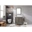 Melissa 30'' Silver Gray Single Bathroom Vanity with Carrara White Top