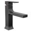 Matte Black Modern Single Handle Bathroom Faucet