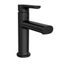 Matte Black Modern Single Handle Bathroom Faucet