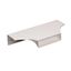 Polished Chrome Modern Cabinet Edge Pull with Mounting Hardware