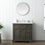 Thompson 36'' Silver Gray Freestanding Bathroom Vanity