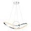 Vornado Chrome LED Pendant Light with Glass Diffuser