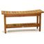 Maluku 36" Teak Shower Bench with Shelf